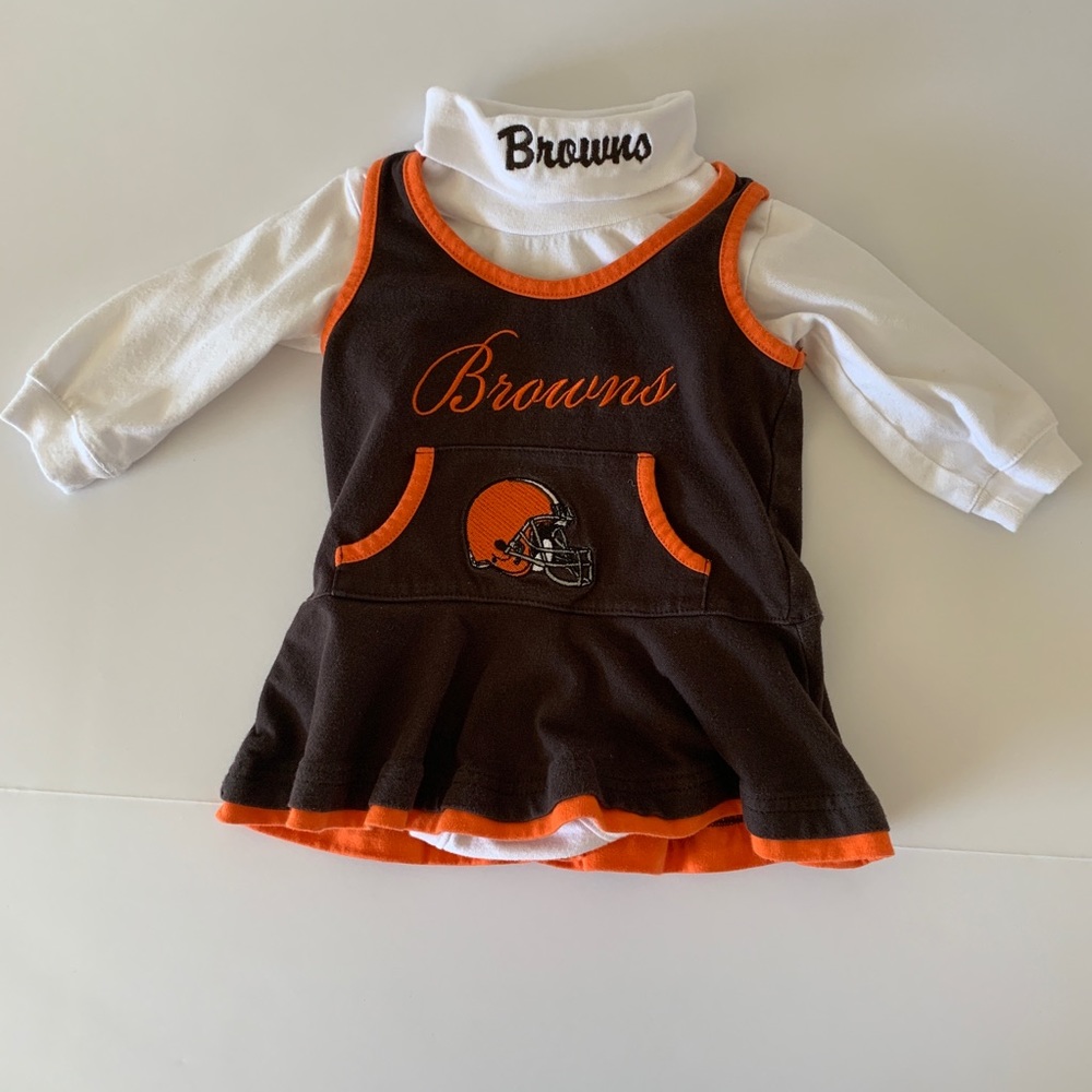 NFL Cleveland Browns Cheerleader 2 Piece Set